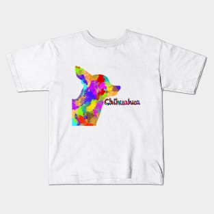 Colorful Chihuahua Kids T-Shirt